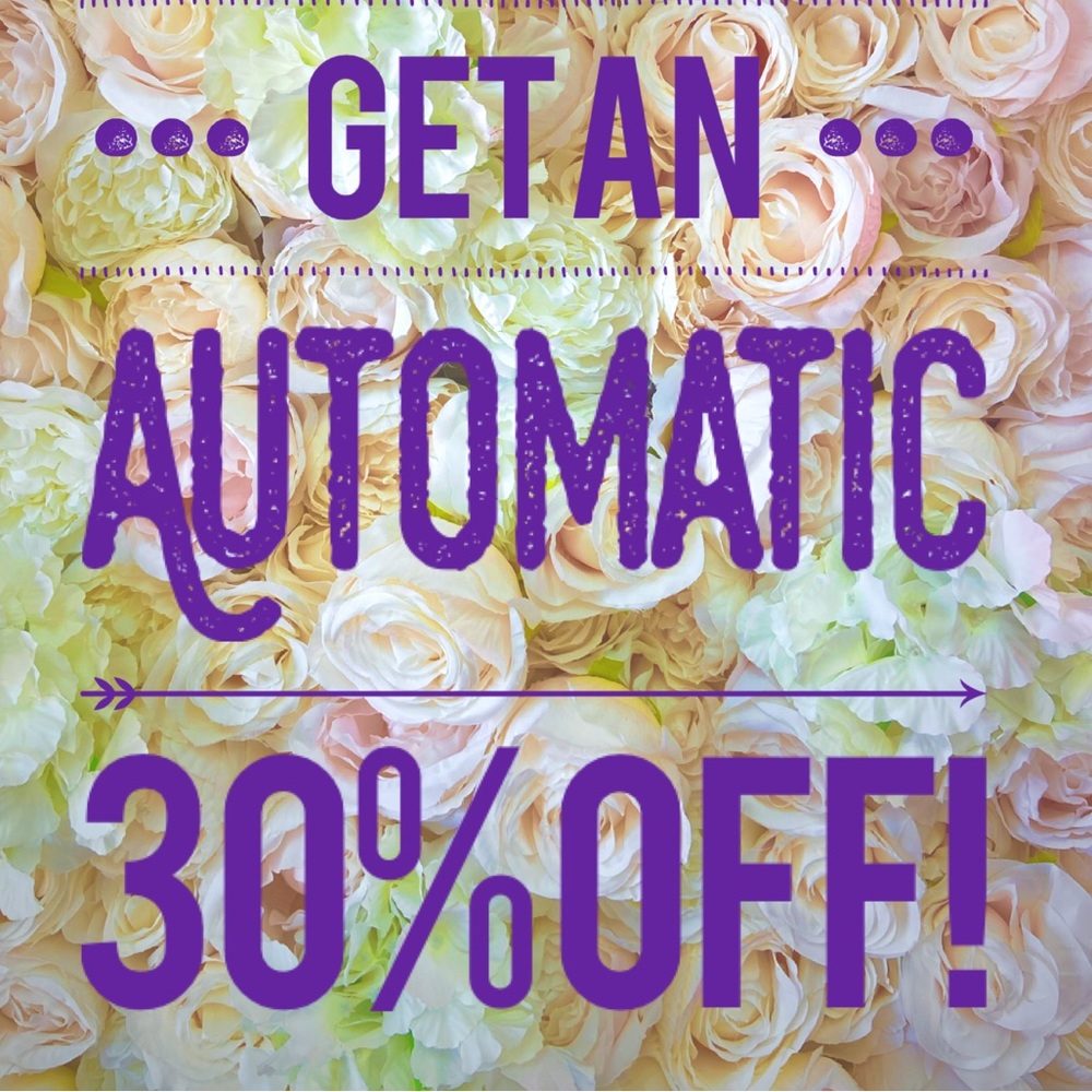 Auto Discount For Your Shopping Convenience